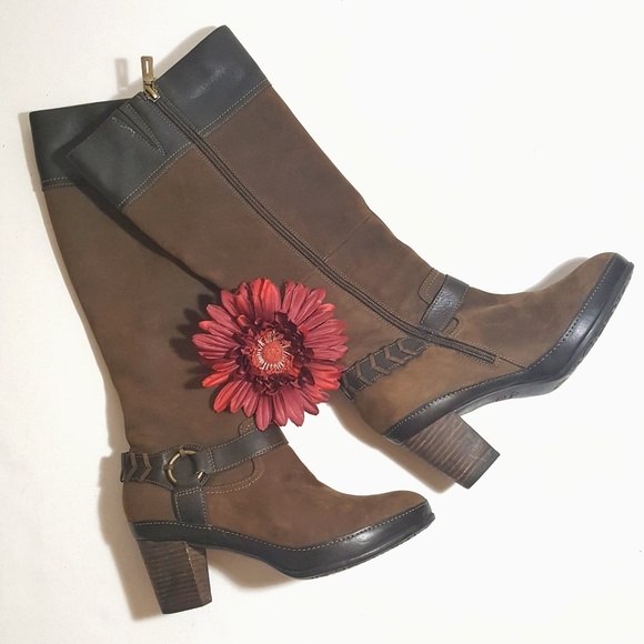 Clarks Shoes - Clarks Active Air Ridding Brown Leather Boots 7.5